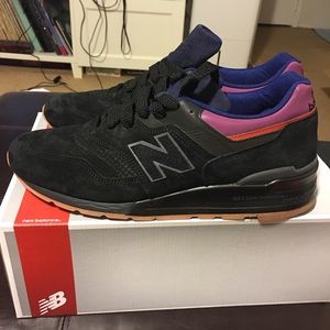 New balance 997 black magnet size 12